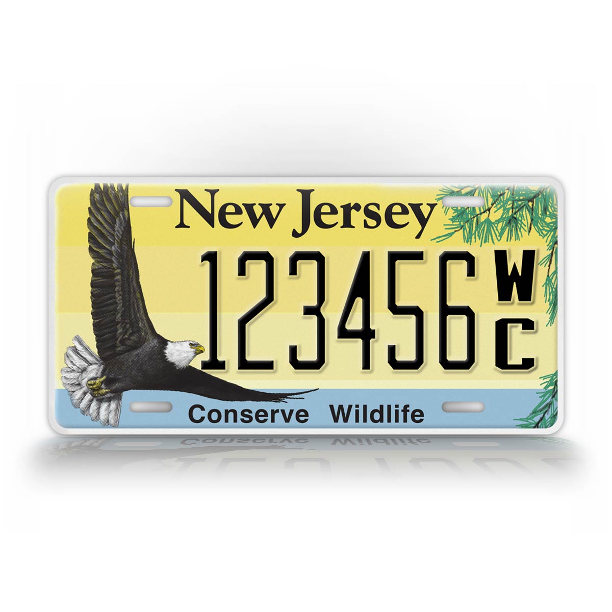Custom Novelty New Jersey Wildlife Auto Tag