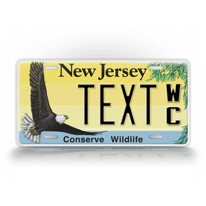 Personalized New Jersey Conserve Wildlife License Plate