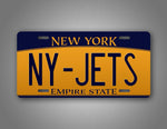 New Your Jets Auto Tag NY Jets License Plate 