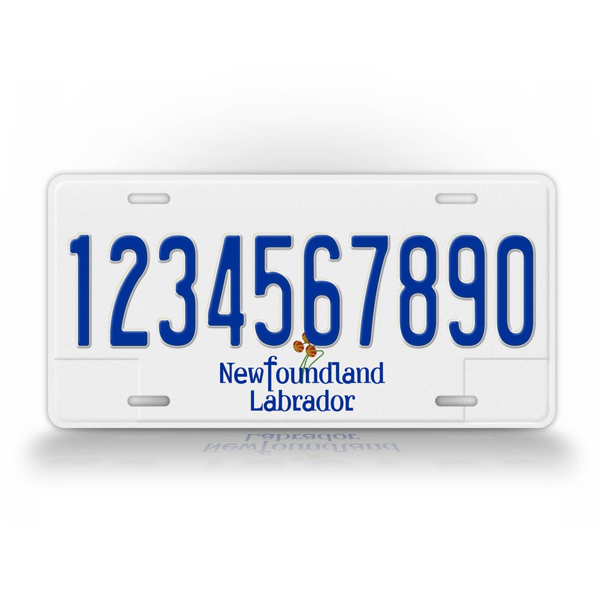 Custom Text Newfoundland And Labrador Novelty License Plate 