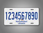 Personalized Text Newfoundland And Labrador Custom Auto Tag 