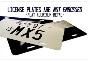 Pennsylvania Flag License Plate -Weathered Metal