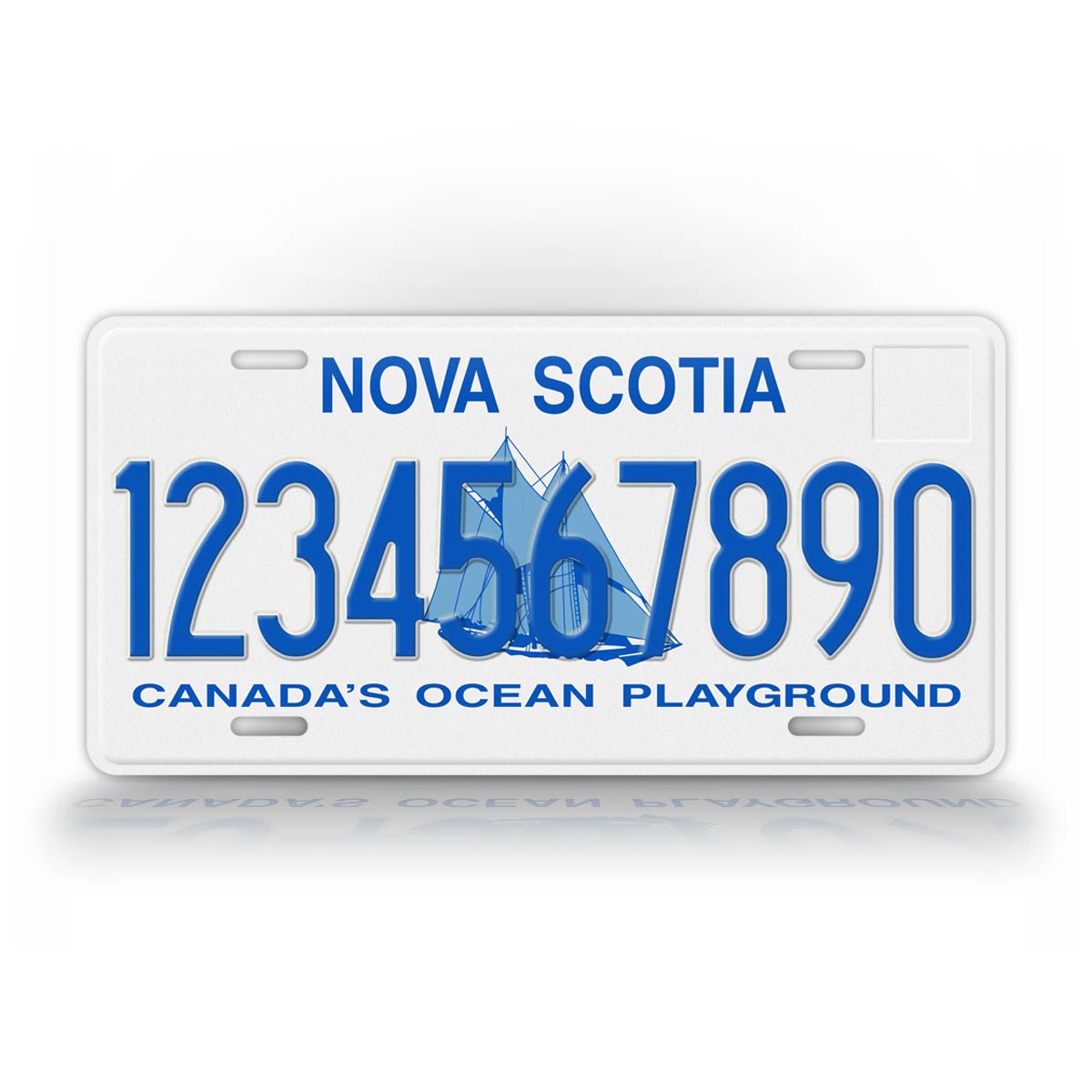 Custom Text nova Scotia Canada License Plate 
