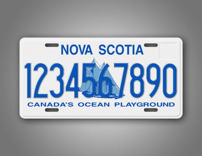 Personalized Text Nova Scotia Novelty License Plate