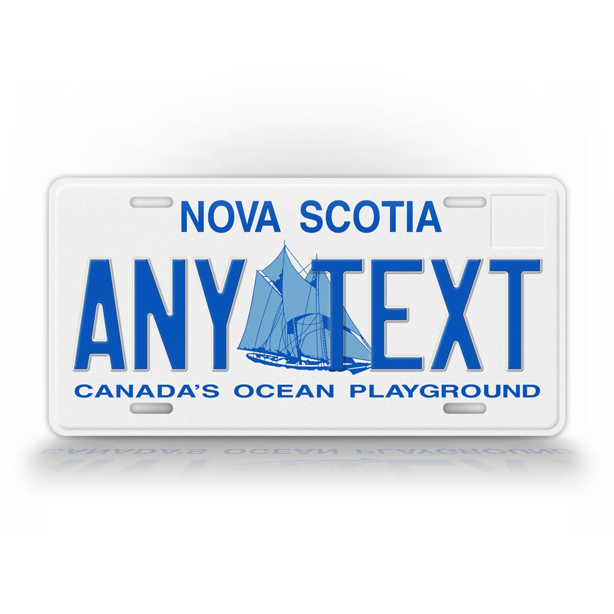 Custom Novelty Nova Scotia Personalized License Plate 