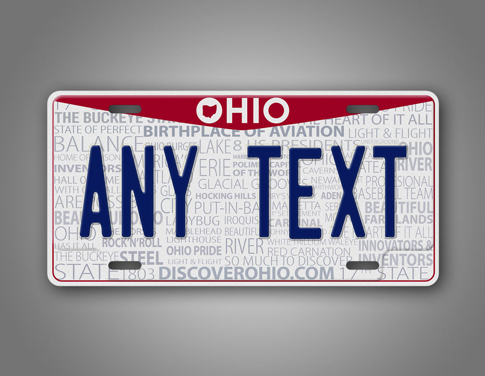 Personalized Ohio Novelty Custom License Plate