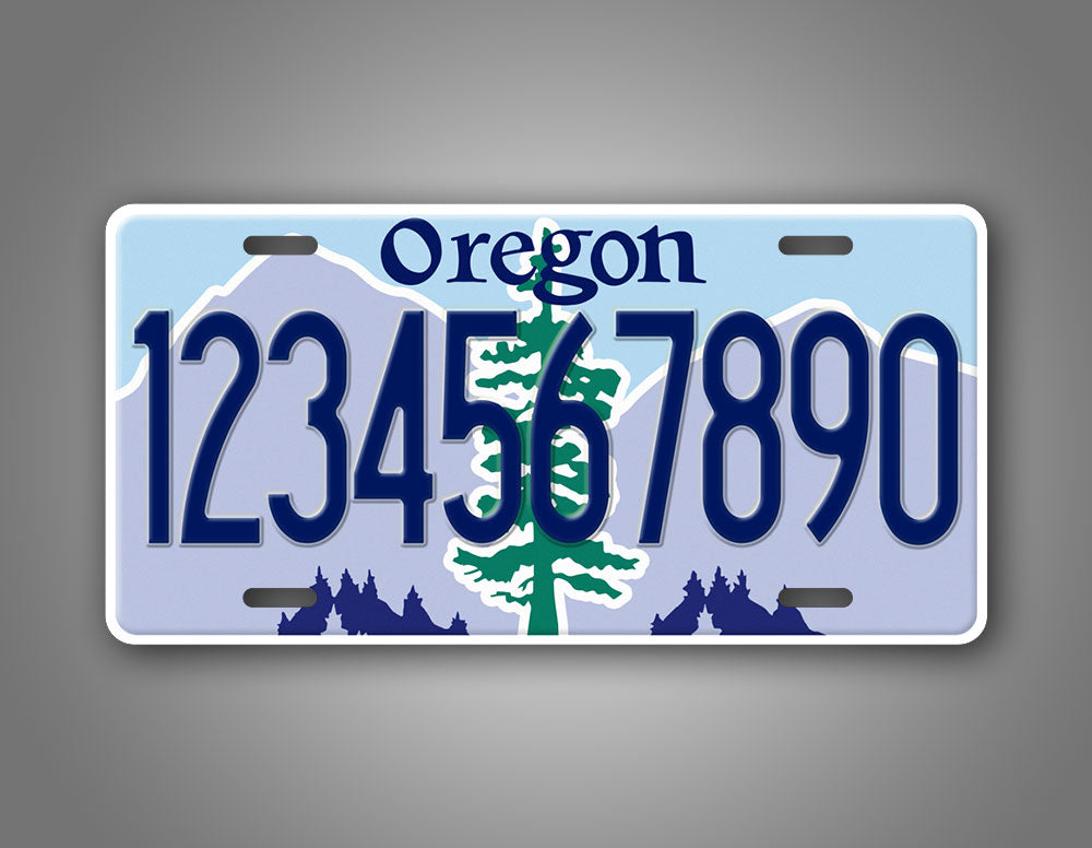Personalized Oregon State Custom License Plate – SignsAndTagsOnline