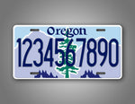 Any text Custom Oregon License Plate