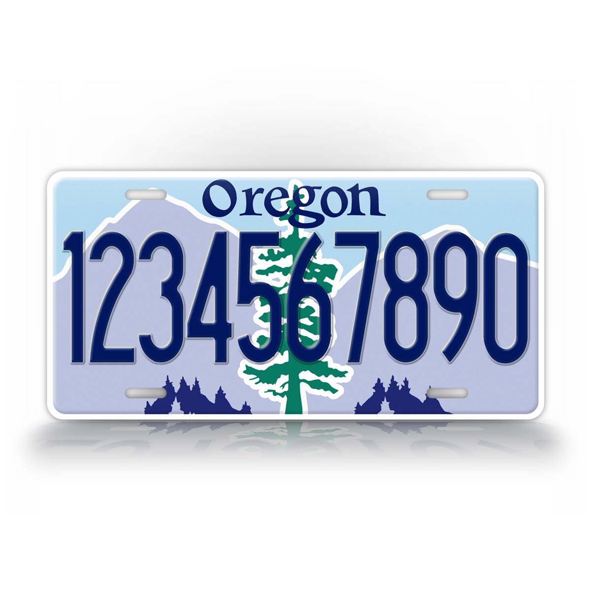 Personalized Novelty Oregon State Auto Tag