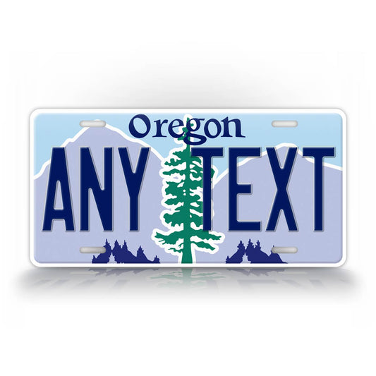 Novelty Personalized Text Oregon License Plate