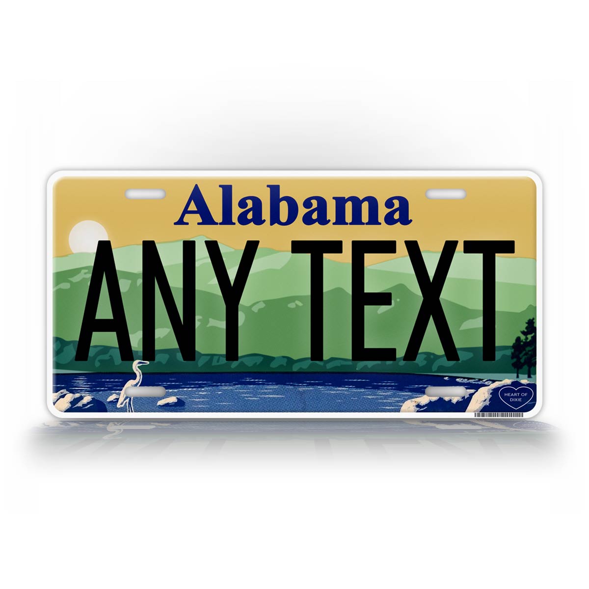 Personalized Current Alabama State License Plate