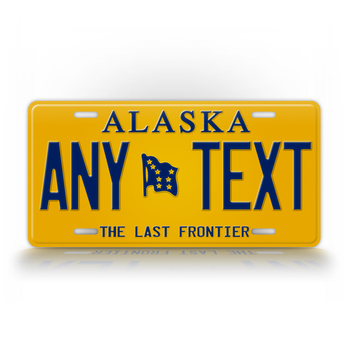 Any Text Custom Alaska State License Plate