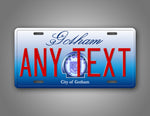 Any Text Gotham City Movie Prop Auto Tag