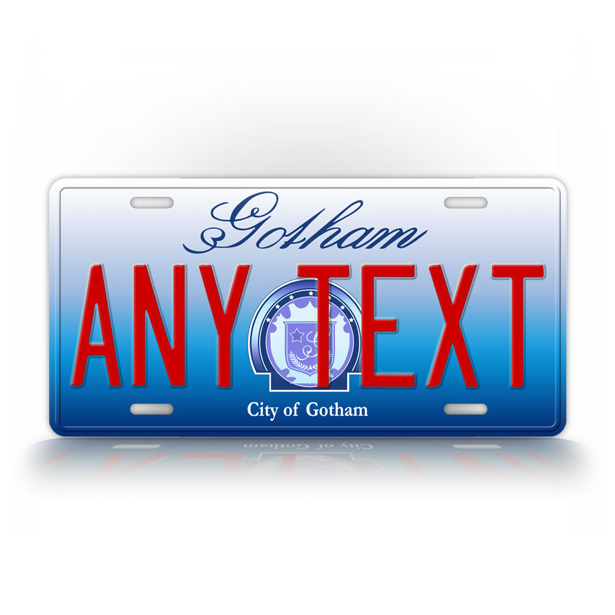 Personalized Gotham City Police License Plate 