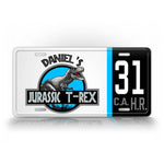 Personalized Jurassic T-Rex Jeep License Plate 