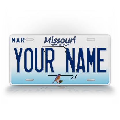 Personalized Missouri State License Plate