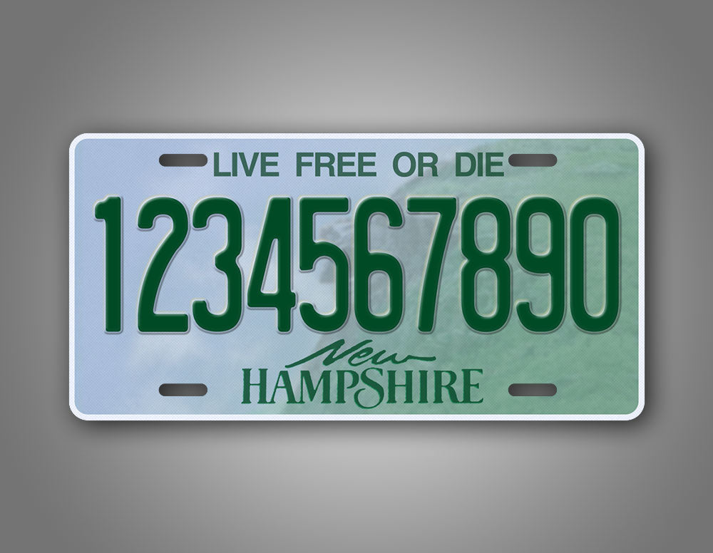 Personalized New Hampshire Auto Tag  