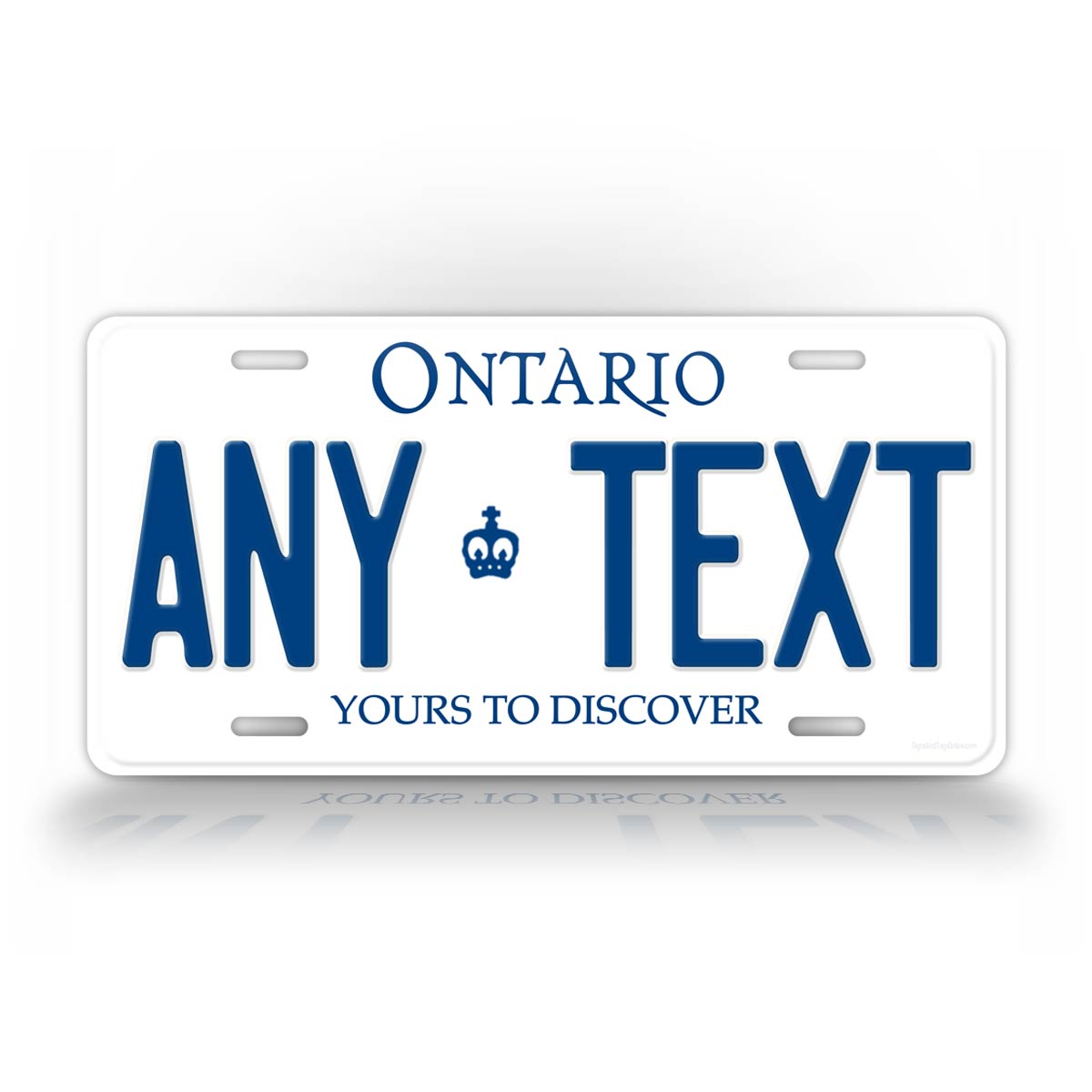 Ontario Canada License Plate