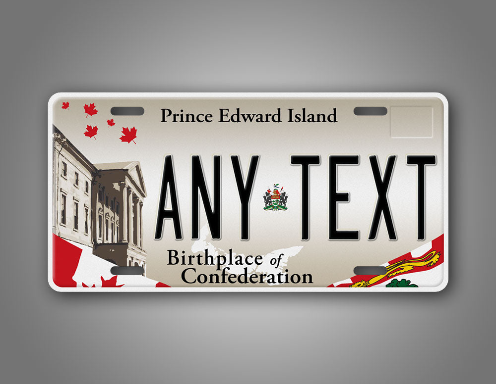 Prince Edward Island Custom Text Novelty License Plate 