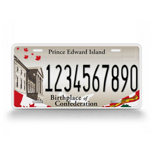 PIE Prince Edward Island Canada Custom Novelty Auto Tag 