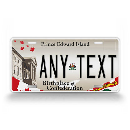 Prince Edward Island Canada Custom License Plate 