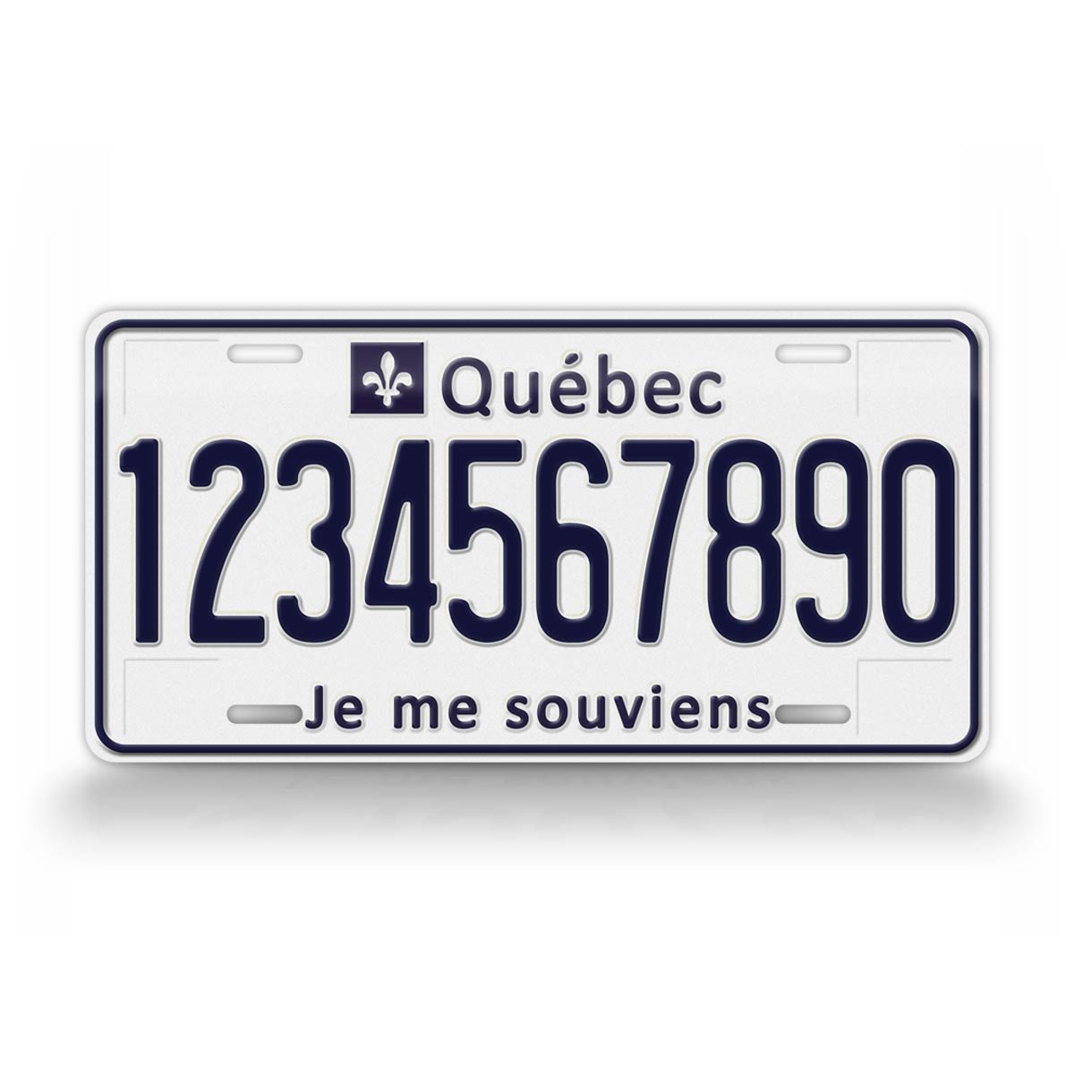 Personalized Text Quebec Canada Novelty License Plate 