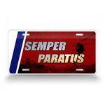U.S Coast Guard Motto Semper Paratus License Plate 