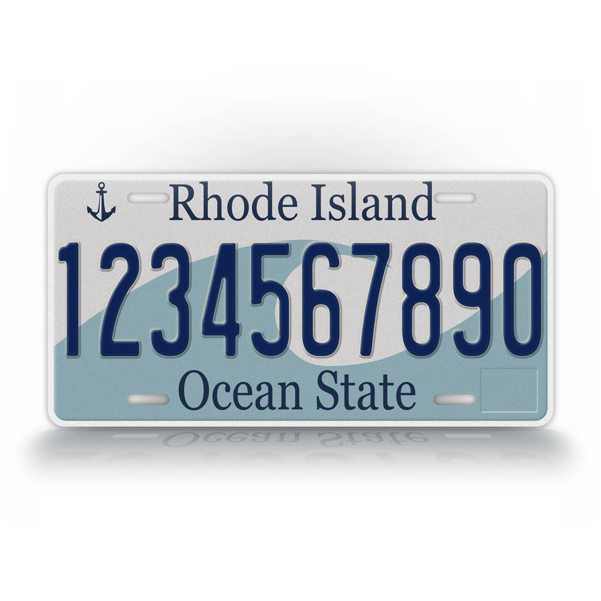 Personalized Rhode Island Auto Tag