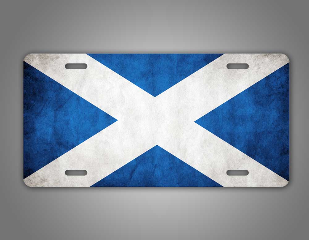 Scotland Flag License Plate