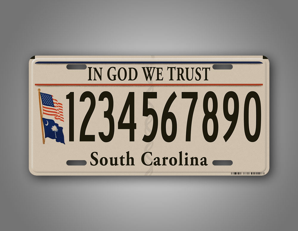 South Carolina Personalized License Plate