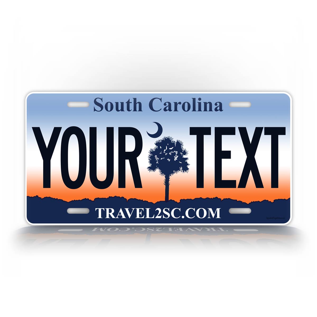 Custom 2008-2016 South Carolina State License Plate