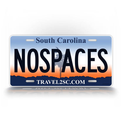 Custom 2008-2016 South Carolina State License Plate