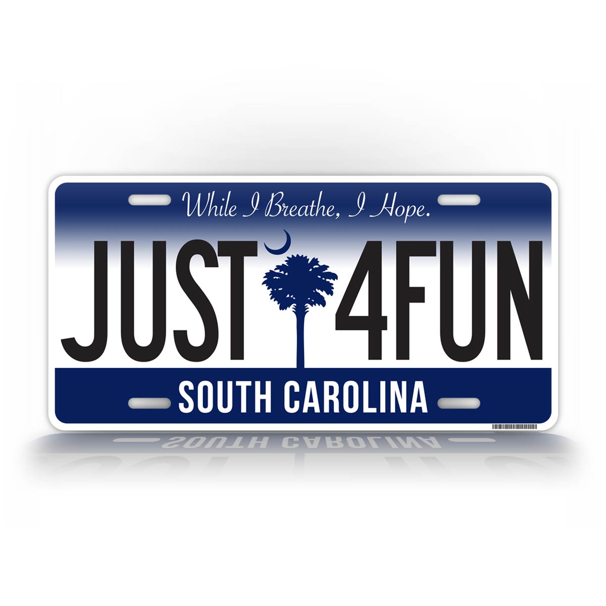 Custom Text South Carolina License Plate Any Text Personalized Auto Tag 