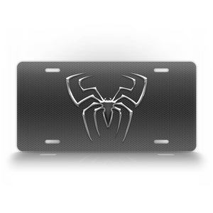 Spiderman Logo License Plate 