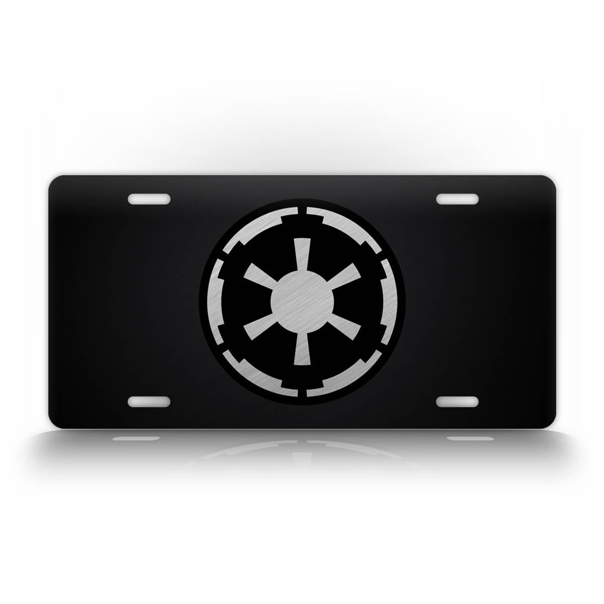 Star Wars Emblem Seal Galatic Imperial License Plate 