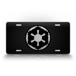 Star Wars Emblem Seal Galatic Imperial License Plate 