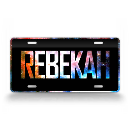 Starry Night Sky Custom Galaxy License Plate 