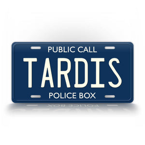 Docter Who Police Box Tardis Auto Tag 