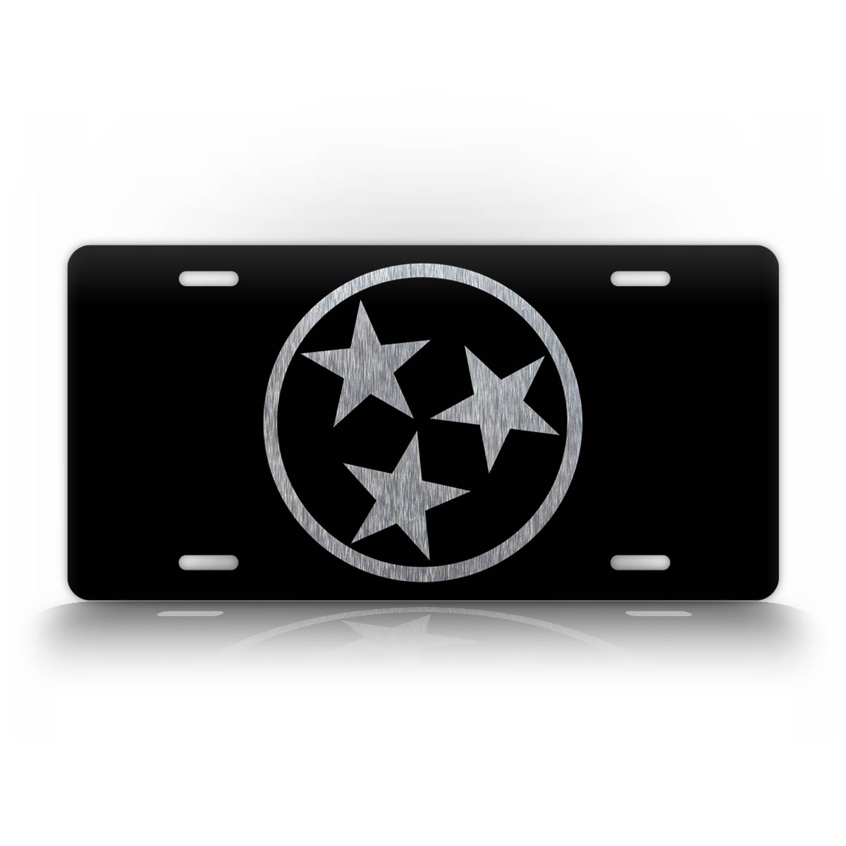 Tennessee Tri Star Logo License Plate 