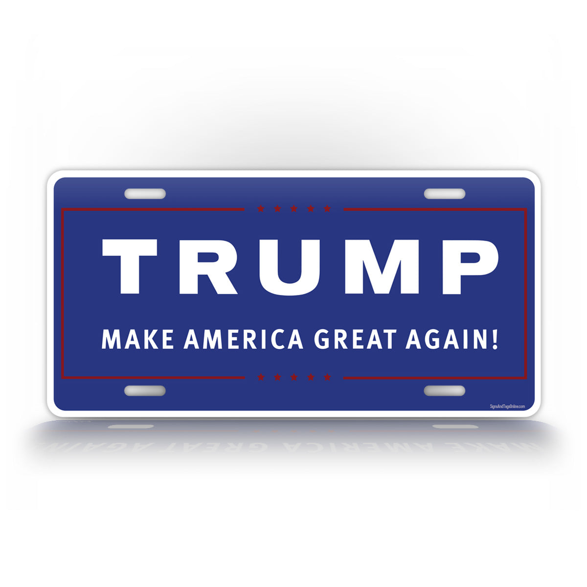 MAGA Bold Blue Make America Great Again License Plate