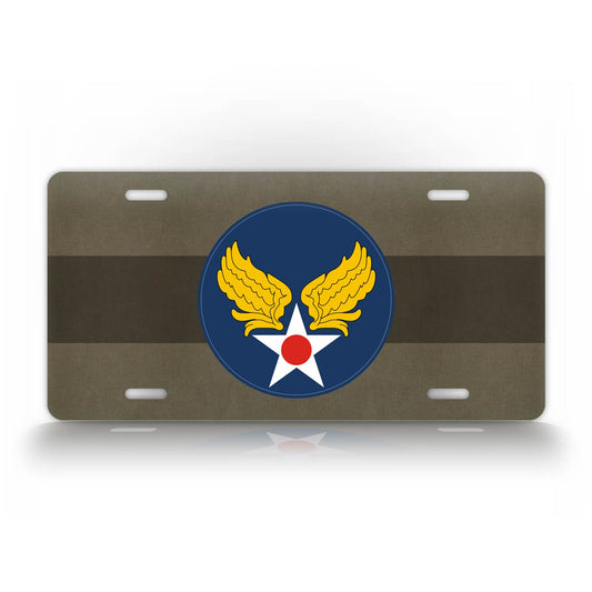 US Air Force Patch WWII Army Air Corps Patch License Plate 