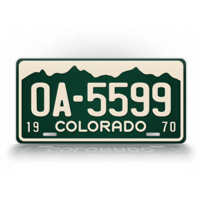 Vanishing Point Movie Prop License Plate 