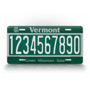 Custom Text Vermont Auto Tag 