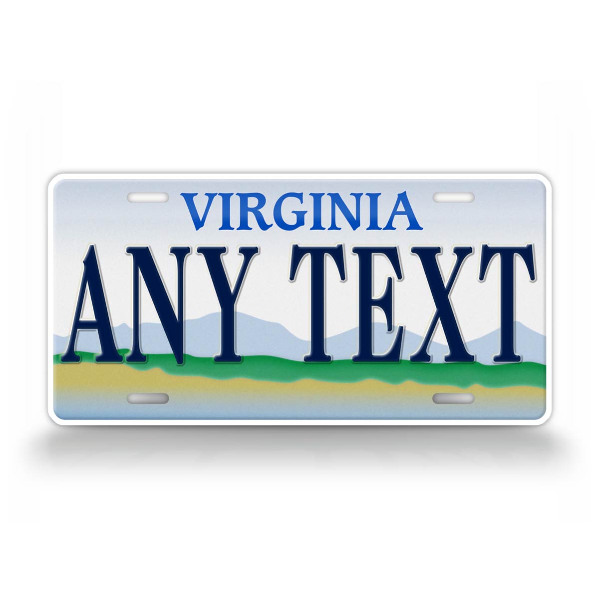 Personalized Scenic Virginia State License Plate