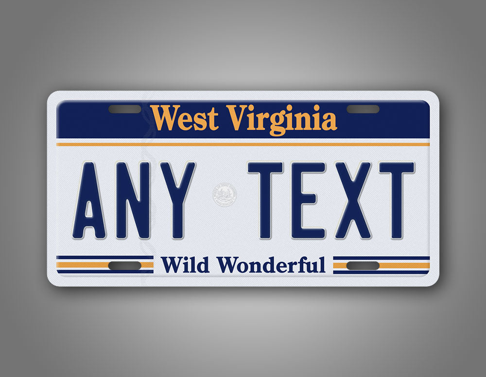 Custom Novelty West Virginia State License Plate 