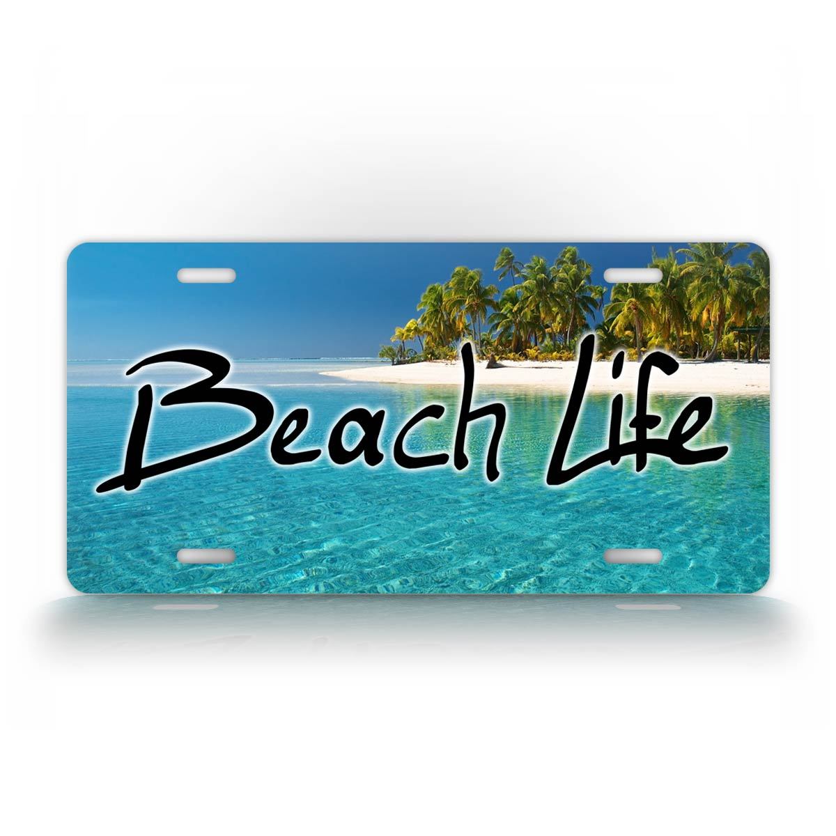 Beach Life Auto Tag
