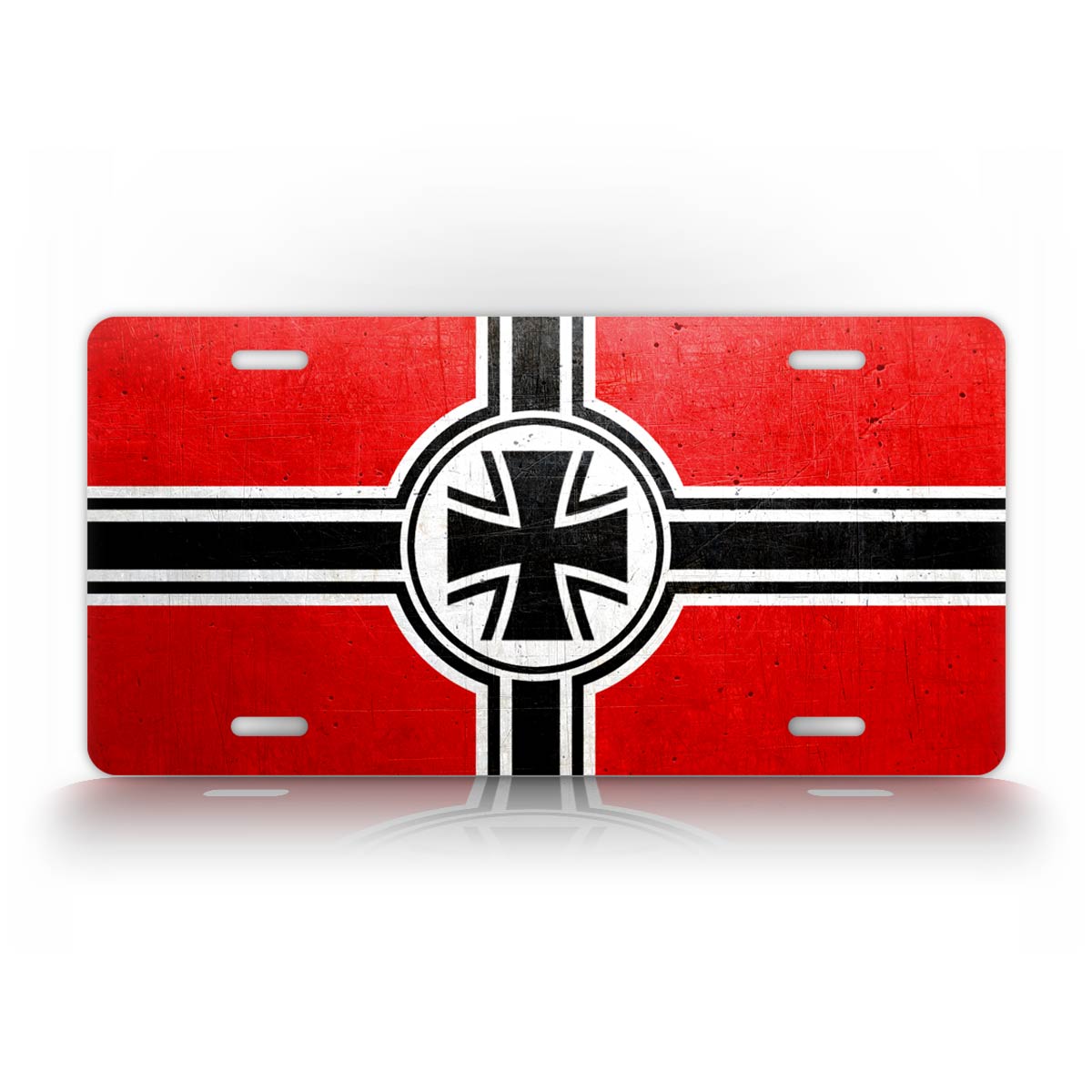 WWII Style German Battle Flag License Plate