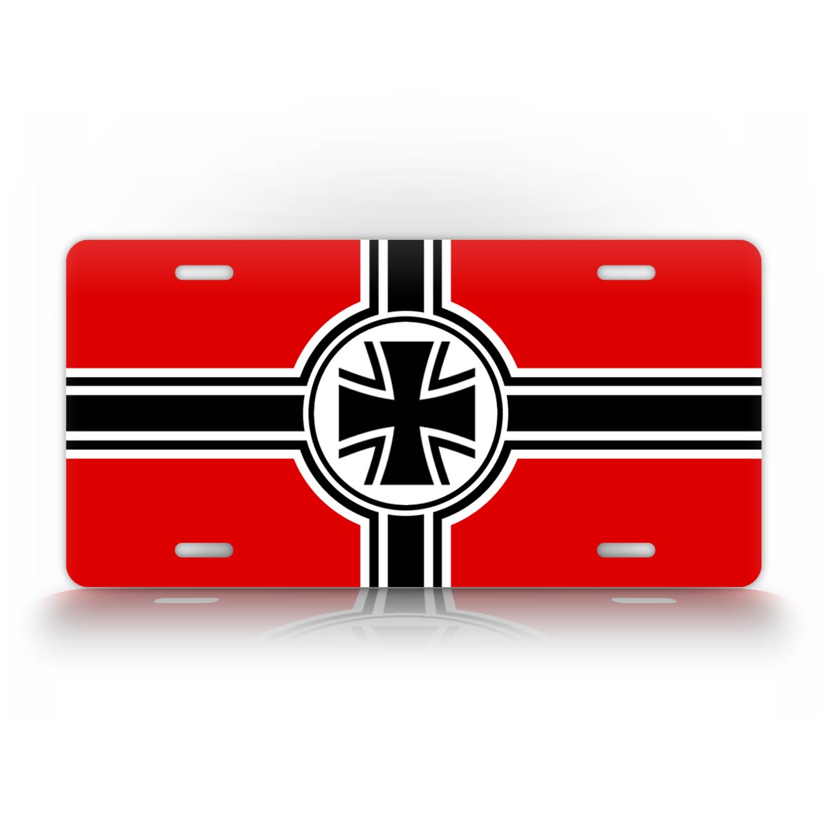 WWII Style German Battle Flag License Plate