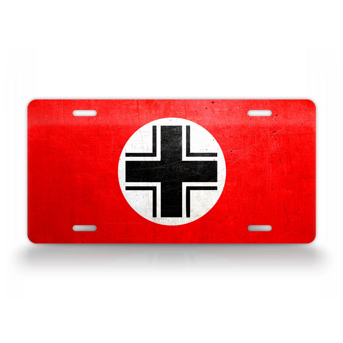 WW2 German Cross Flag License Plate 