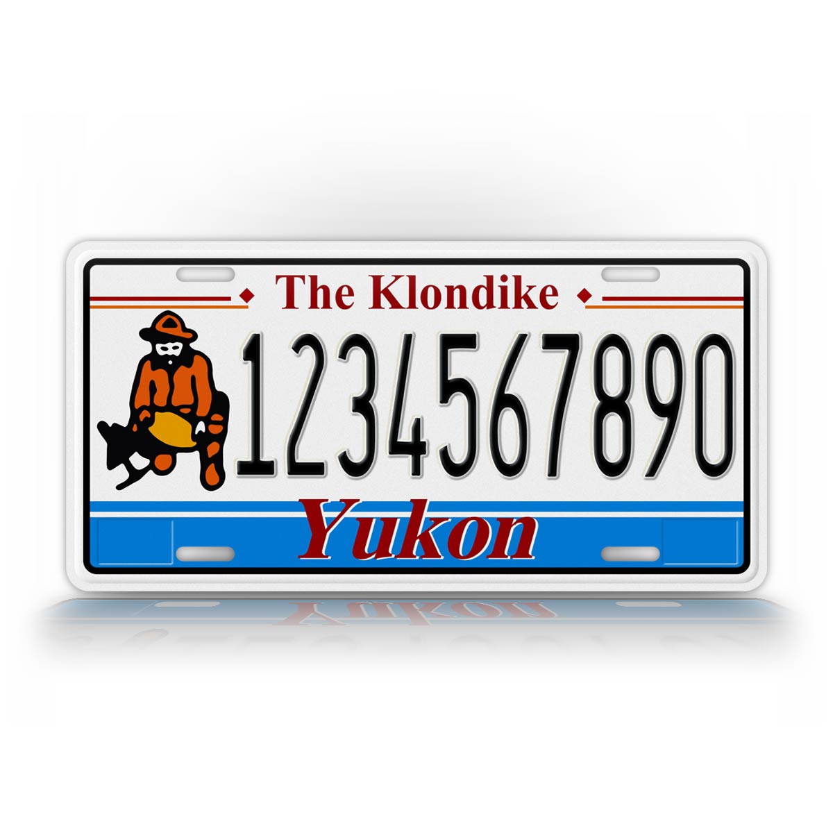 Personalized Text Yukon Canada The Klondike License Plate